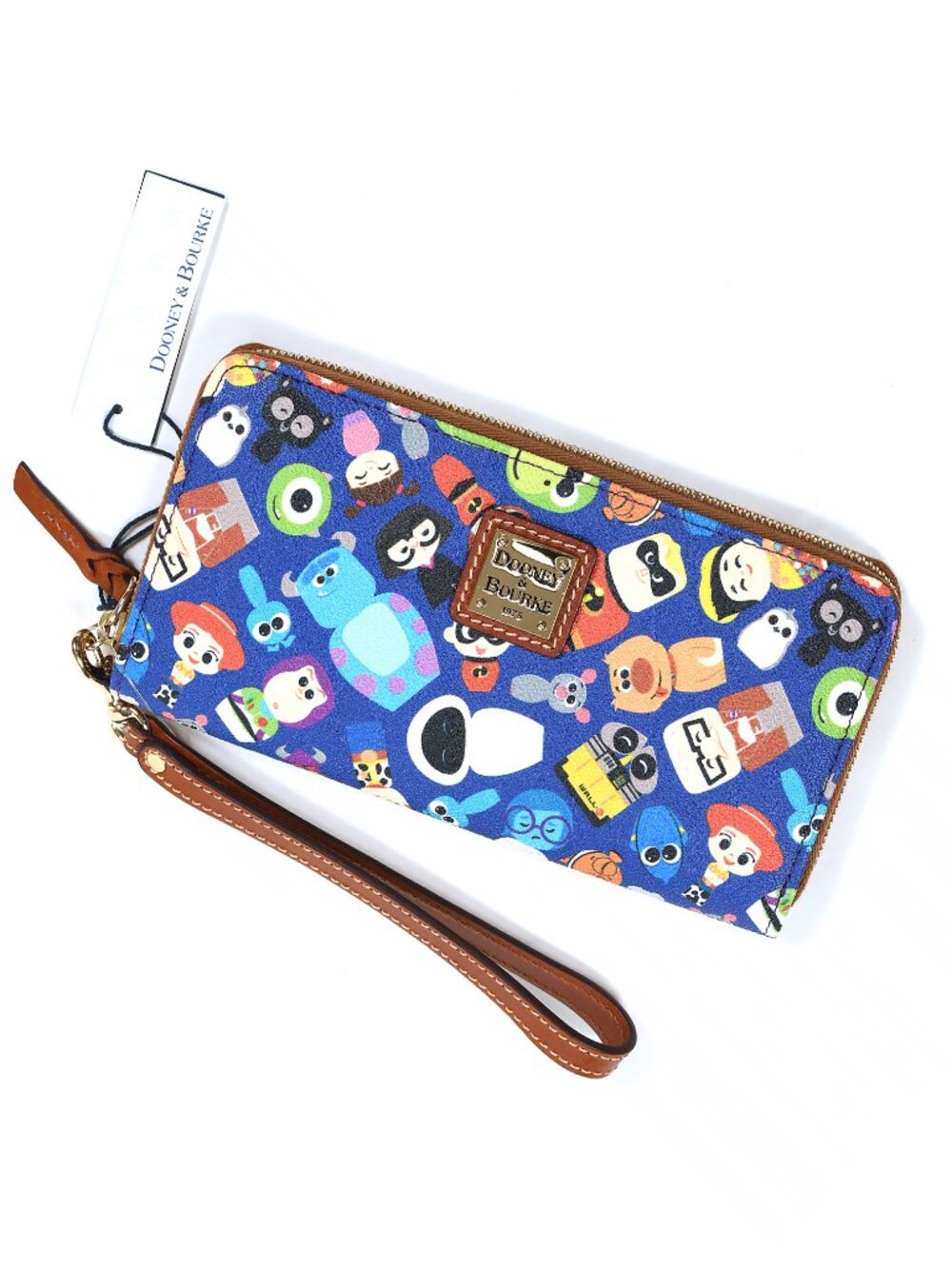 Disney Dooney & Bourke 2018 Pixar Fest Zip Around Wallet Wristlet NWT W18PX0126